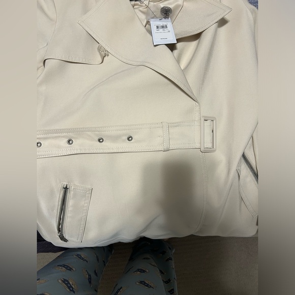 Pearl Long Trench Coat in Size S. - Picture 2 of 7